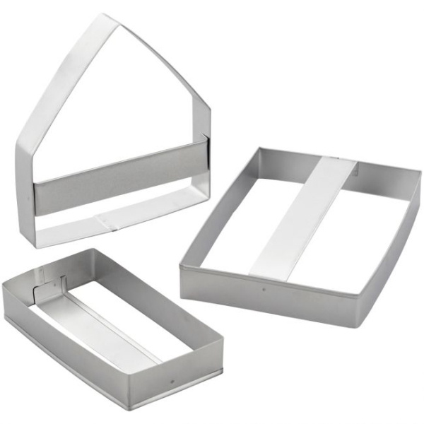 Cookie Cutter - Gingerbread House / Set of 3
